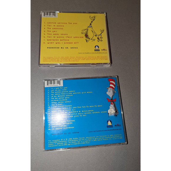 Dr. Seuss Presents Greatest Hits Box CD 2.5 Hours Classic Stories Buddha Records - Picture 5 of 10
